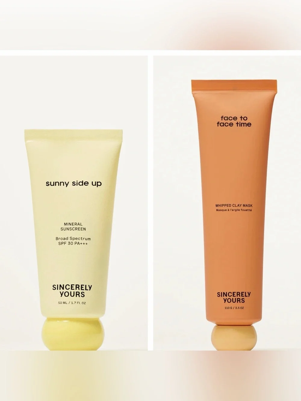 SINCERELY YOURS bundle | sunny side up + face to face time